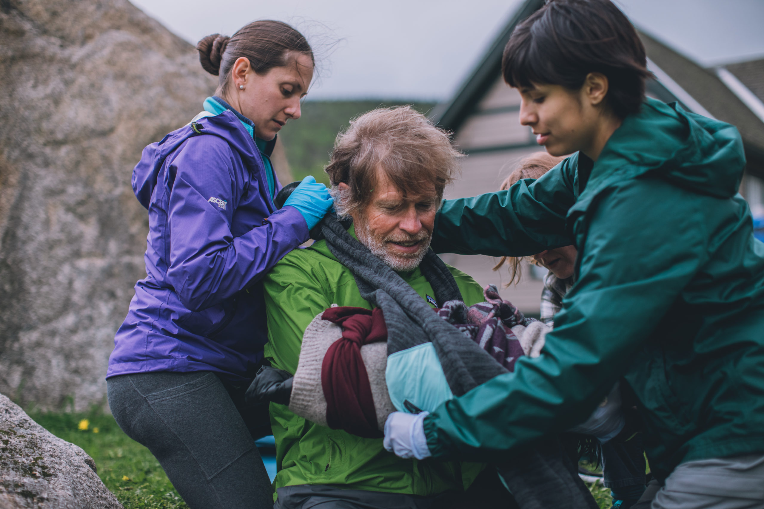 June 11, 2019. AMC Highland Center, Crawford Notch, White Mountain National Forest, New Hampshire– A Wilderness First Aid program. Photo by Paula Champagne. June 11, 2019. AMC Highland Center, Crawford Notch, White Mountain National Forest, New Hampshire-- A Wilderness First Aid program. Photo by Paula Champagne.